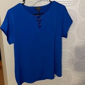 Blue business shirt from The Limited.